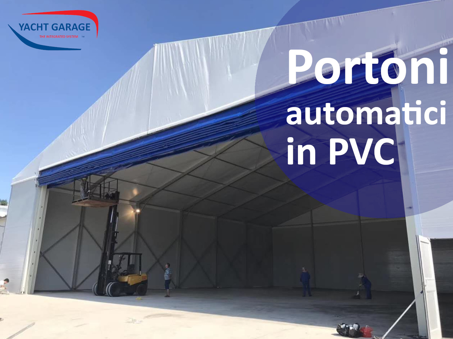 Portoni automatici in PVC